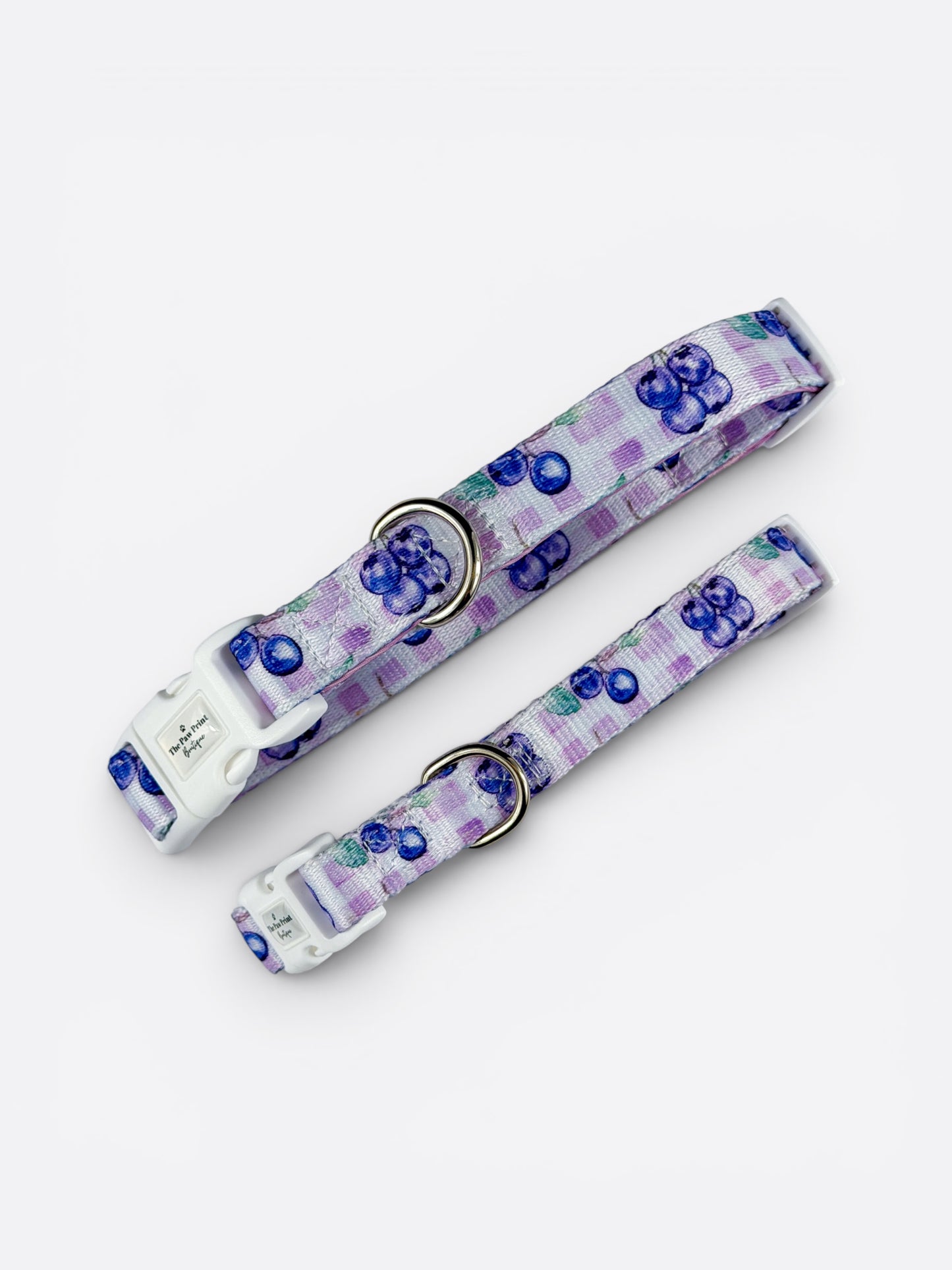 Blueberry Gingham Collar