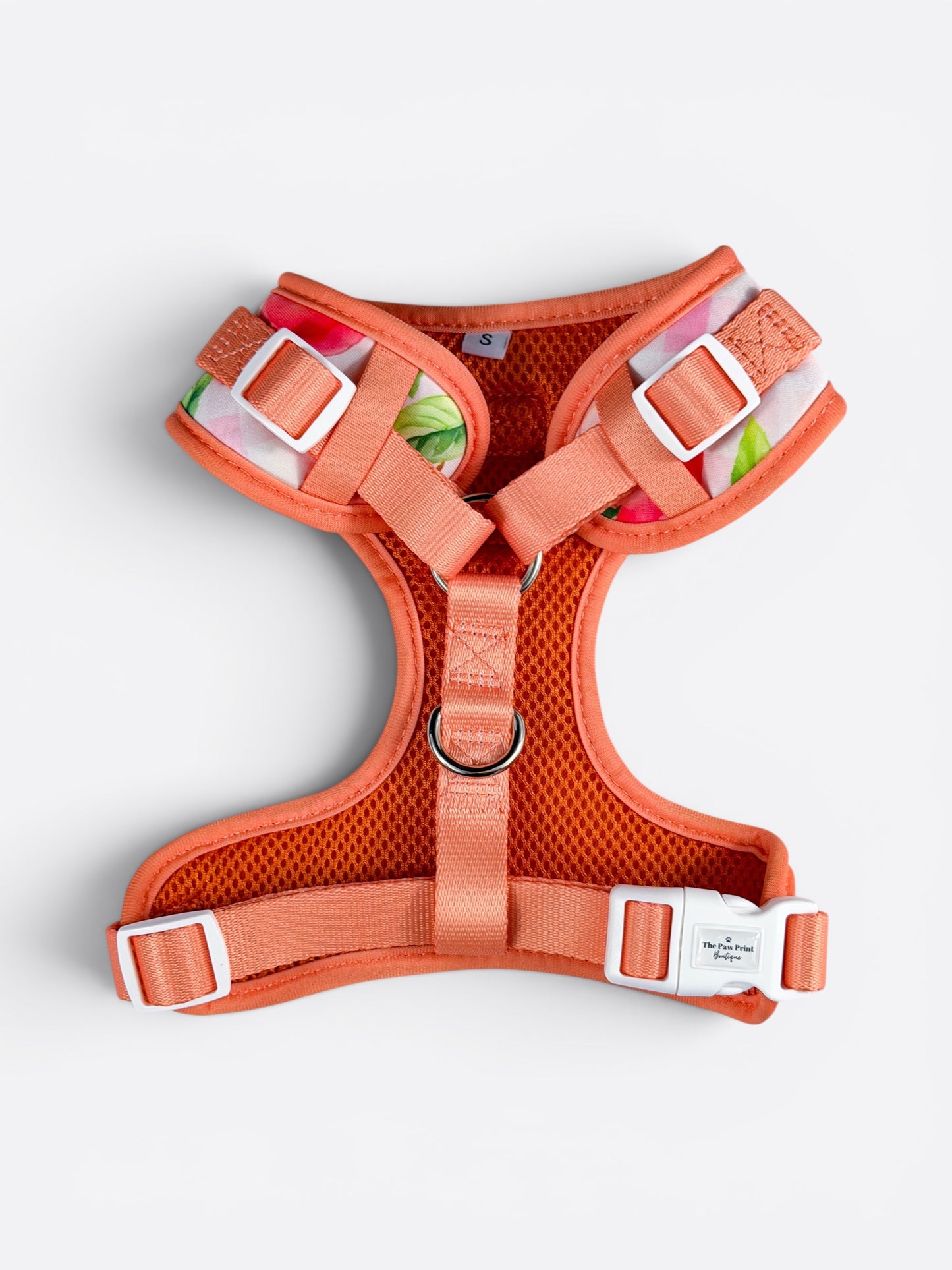 Peach Gingham Adjustable Harness
