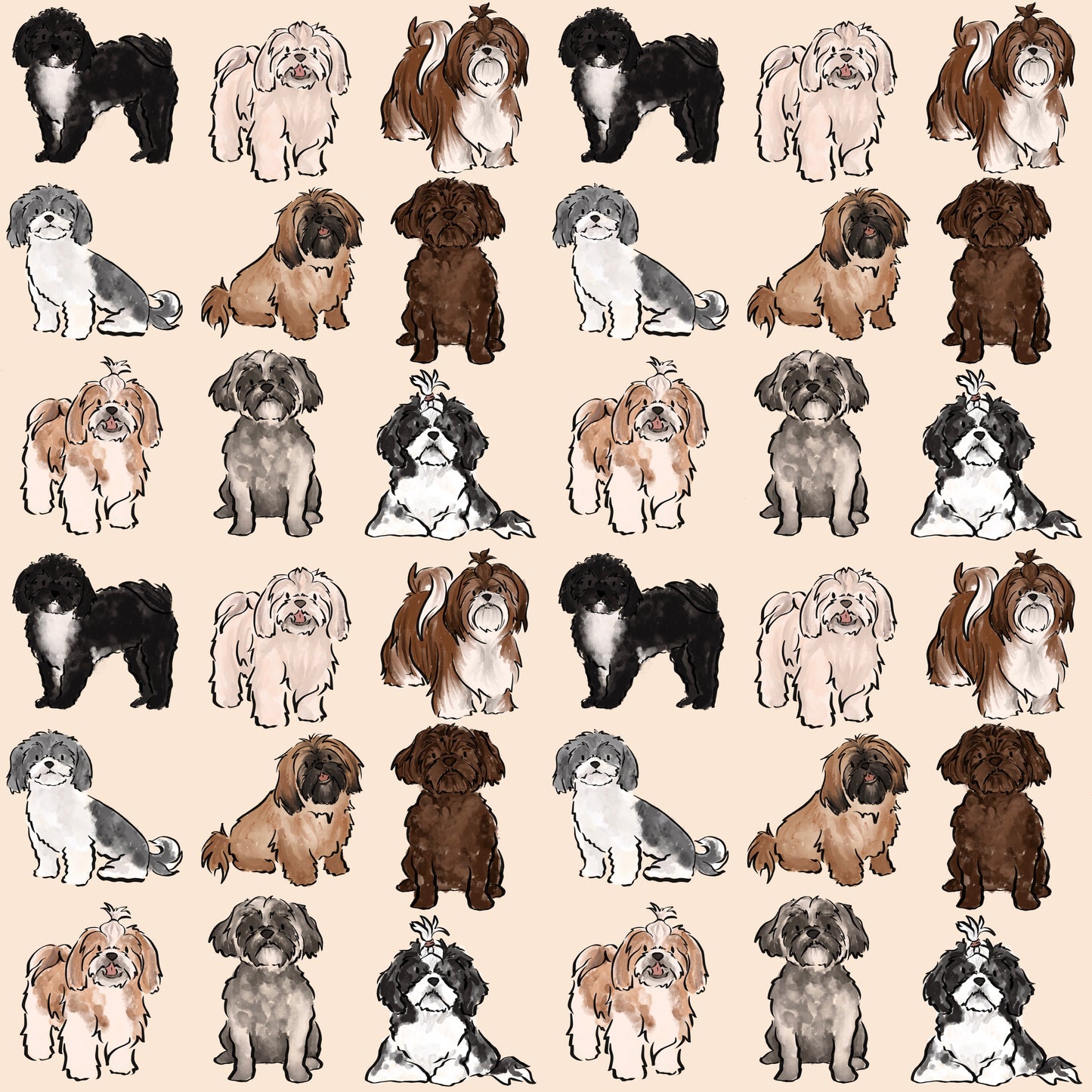 Shih Tzu Dog Blanket