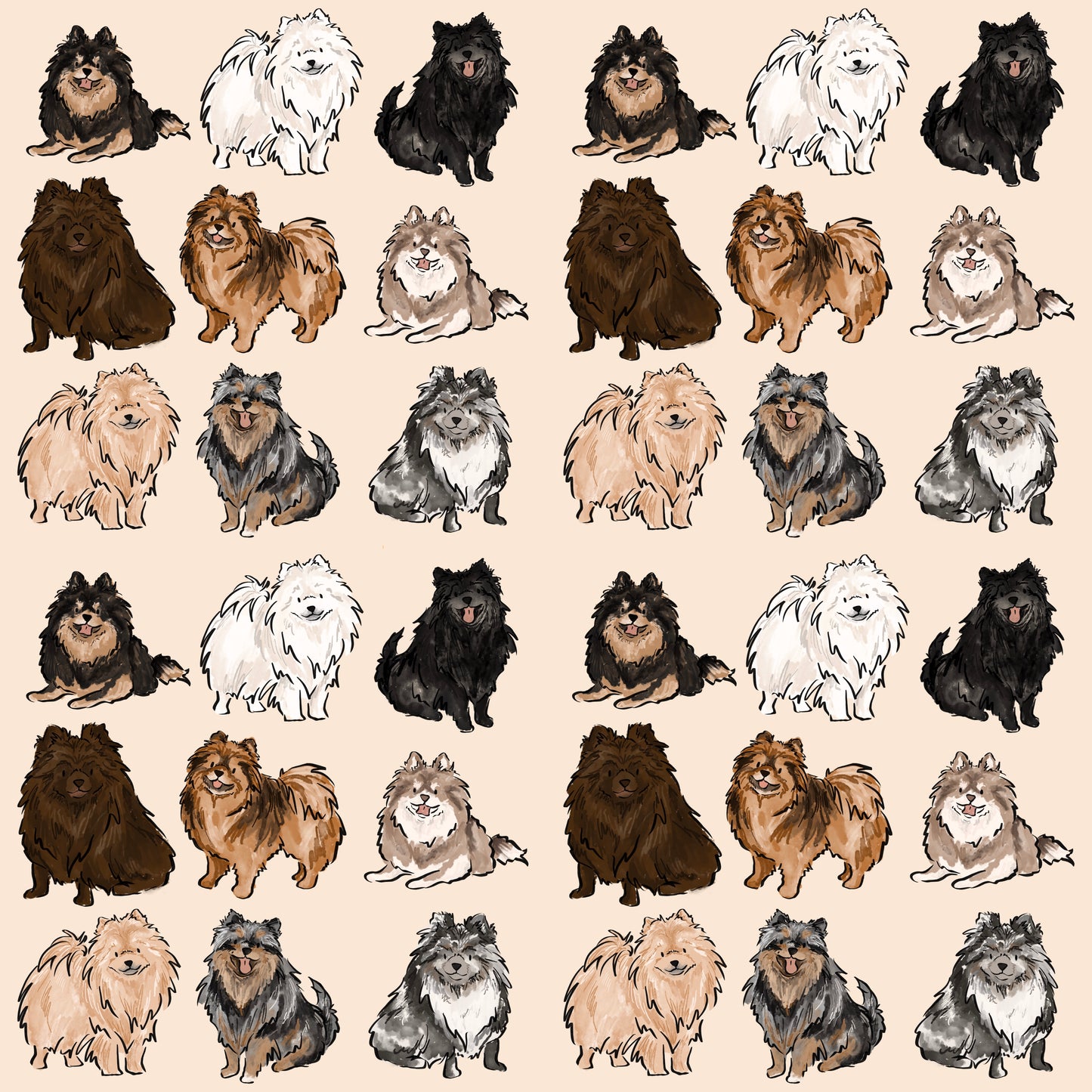 The Pomeranian Dog Walking Bag