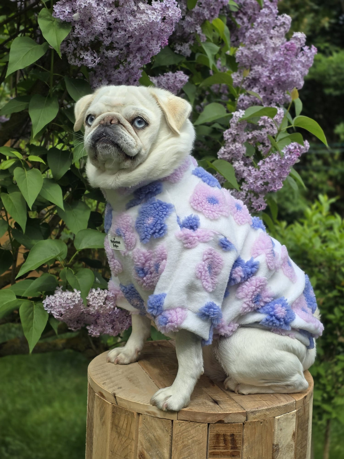 The Lavender Lilac Floral Fleece