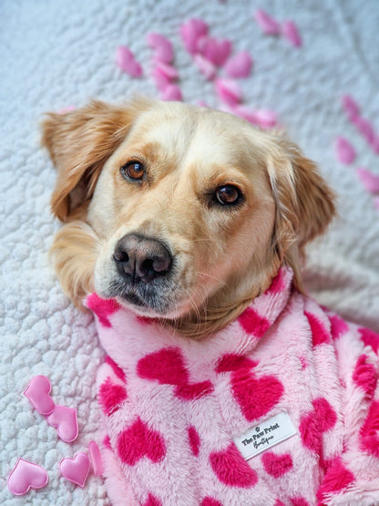 The Love Hearts Fluffy & Fabulous Fleece - Pink