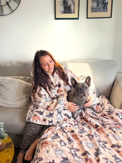 The French Bulldog Human Blanket