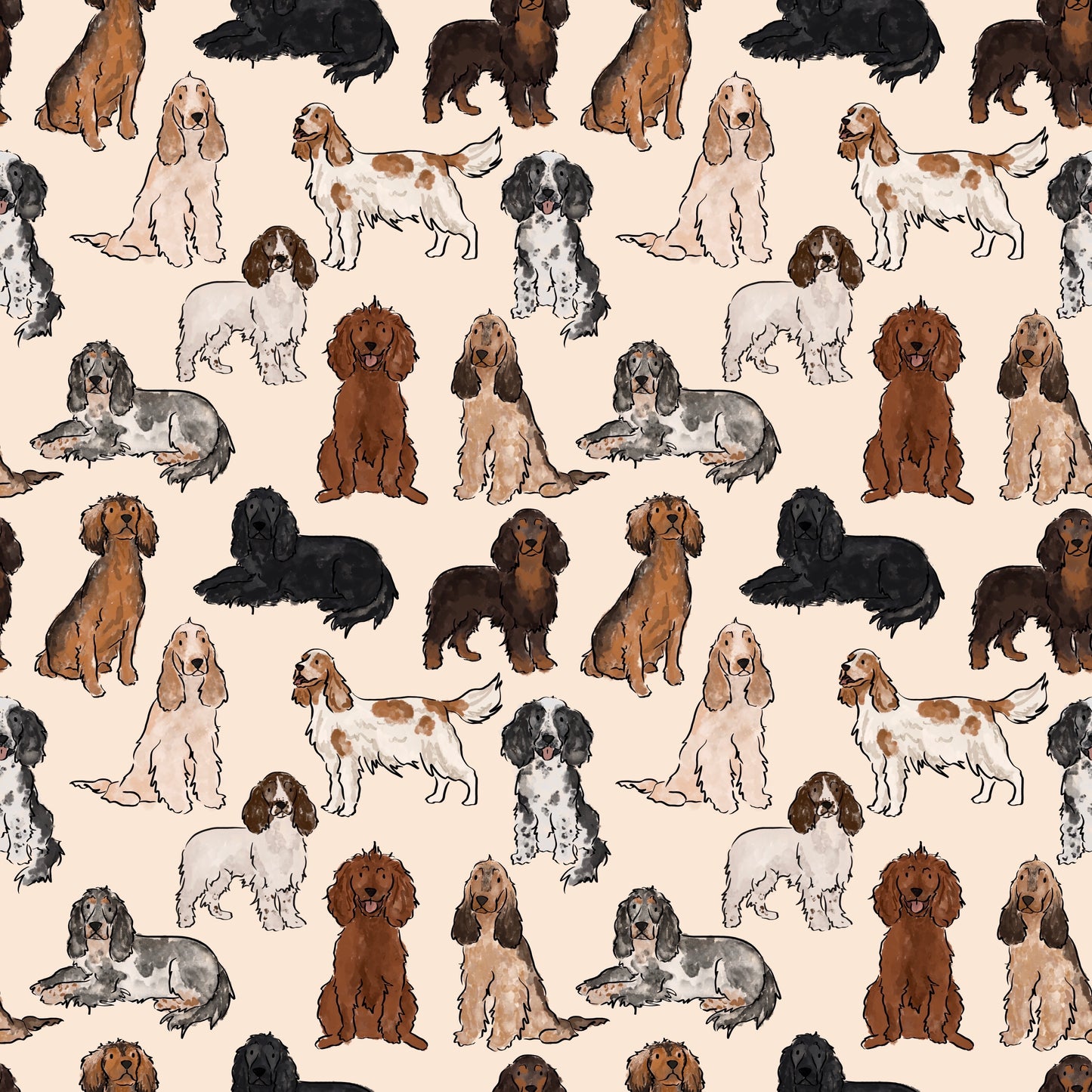 The Spaniel Travel Mat