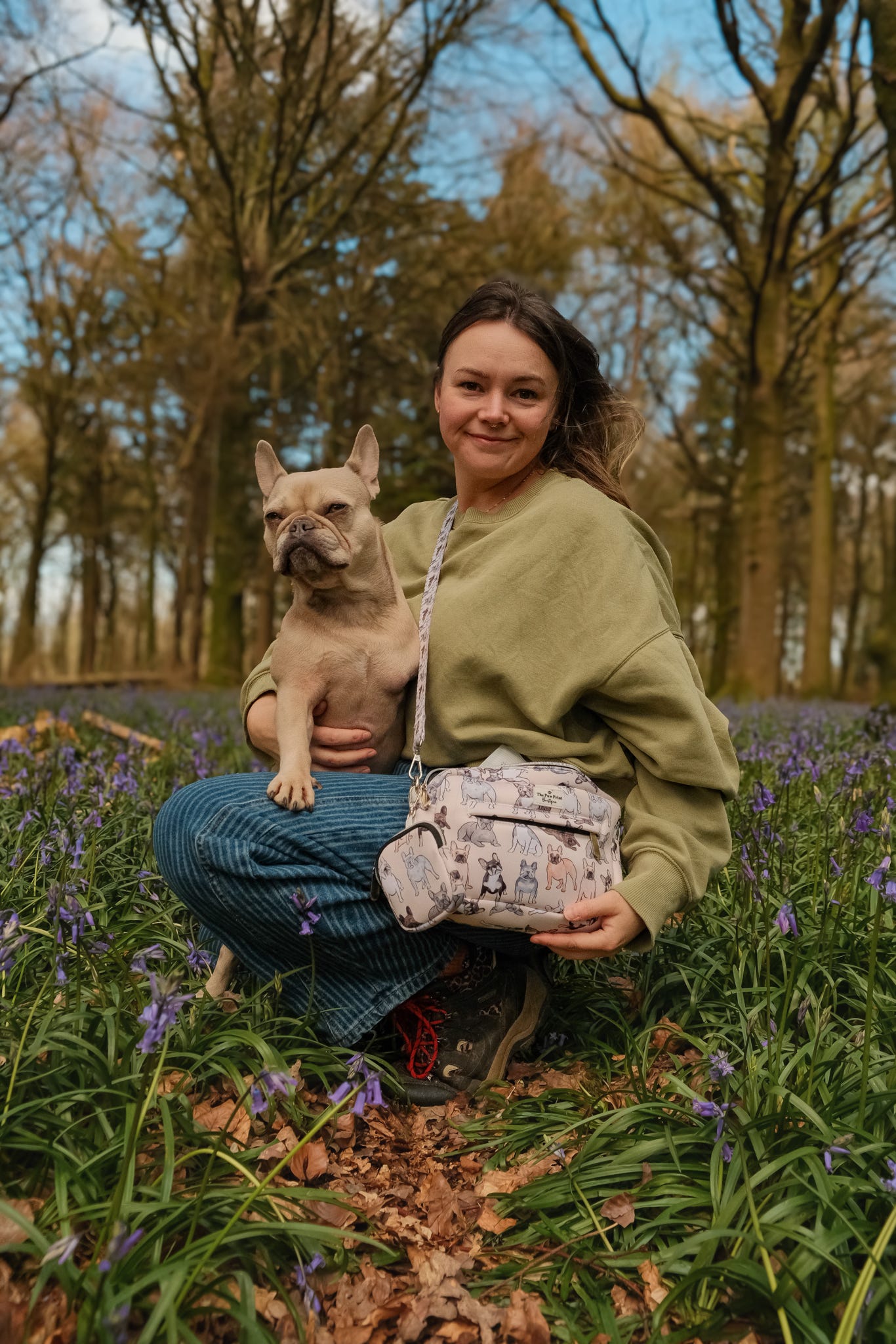 The French Bulldog Dog Walking Bag