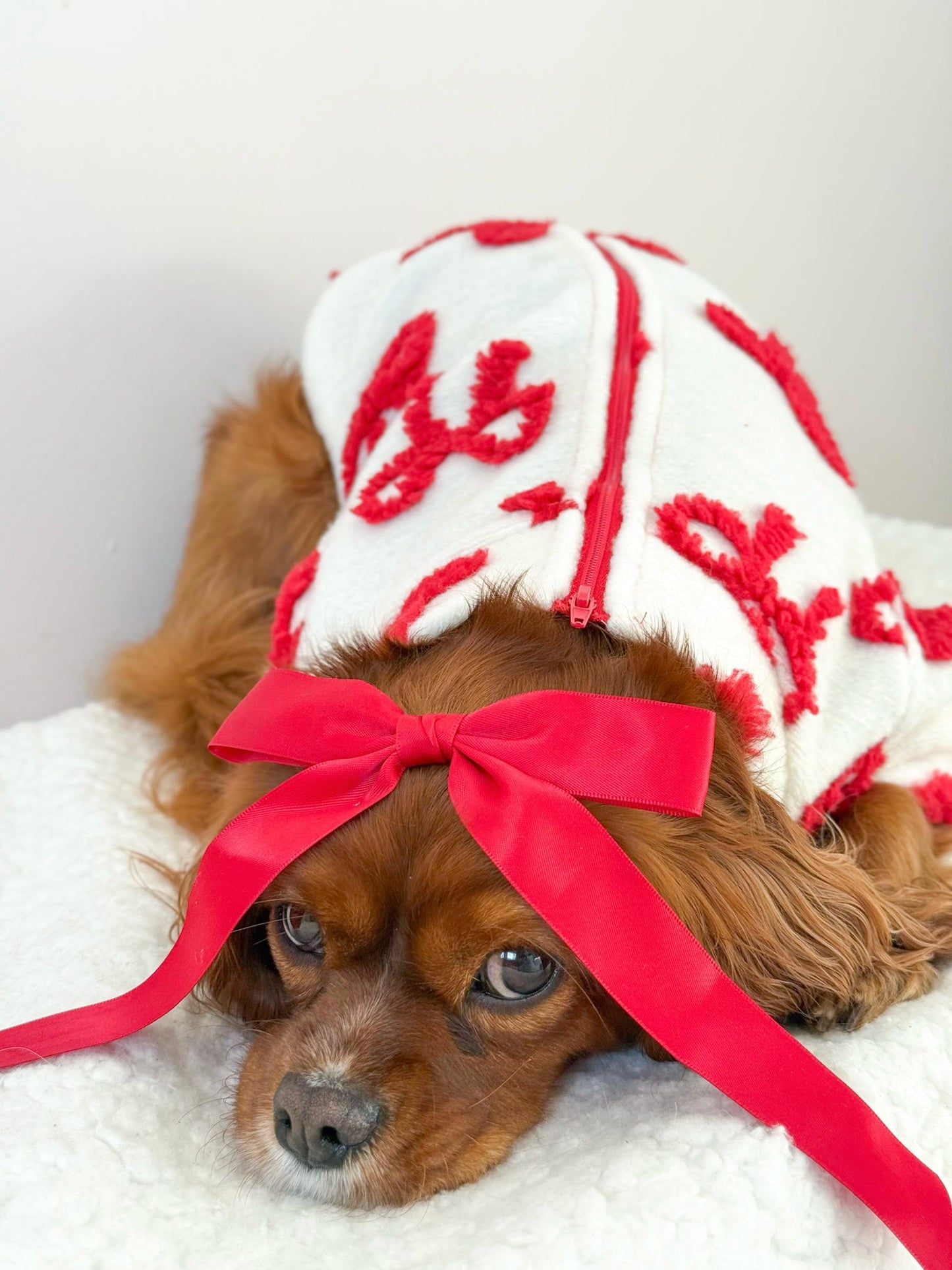 The Red Bow Fleece