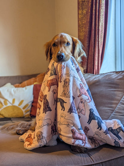 The Labrador / Retriever Dog Blanket