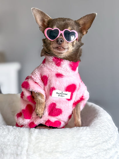 The Love Hearts Fluffy & Fabulous Fleece - Pink