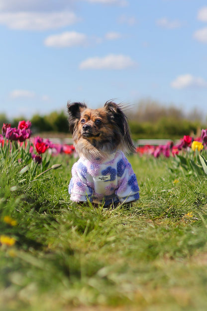 The Lavender Lilac Floral Fleece
