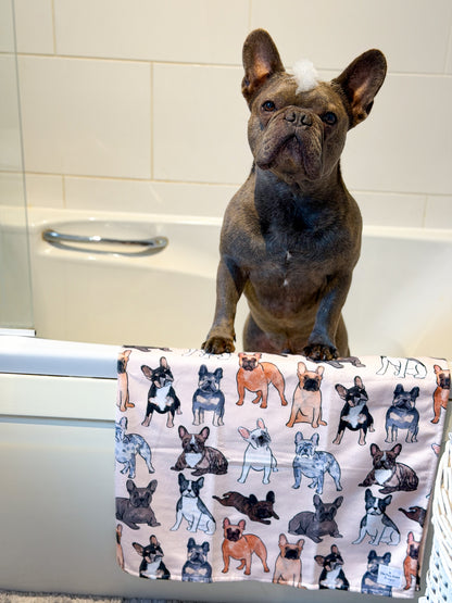 The French Bulldog Dog Towel
