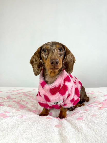 The Love Hearts Fluffy & Fabulous Fleece - Pink