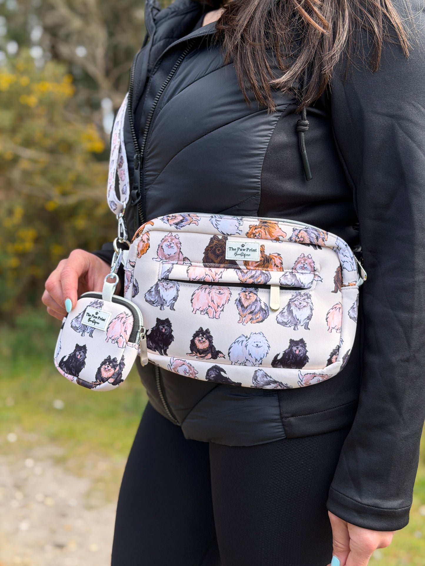 The Pomeranian Dog Walking Bag