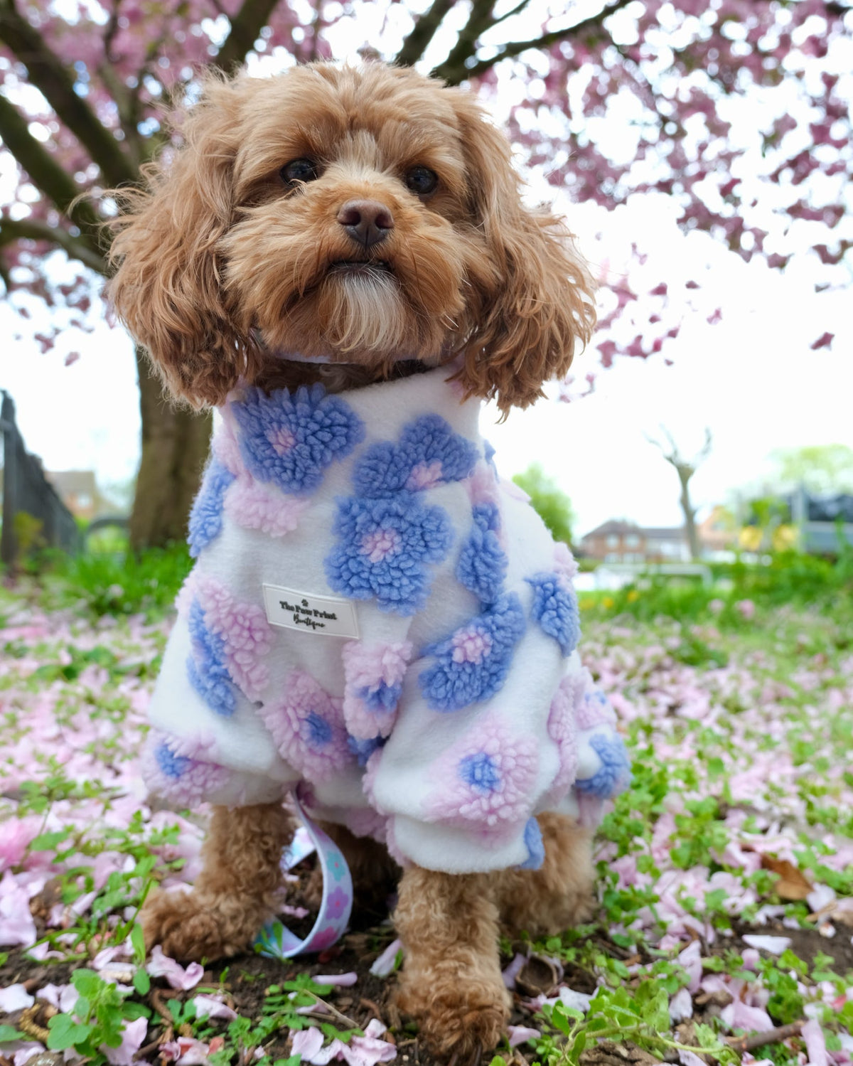 The Lavender Lilac Floral Fleece