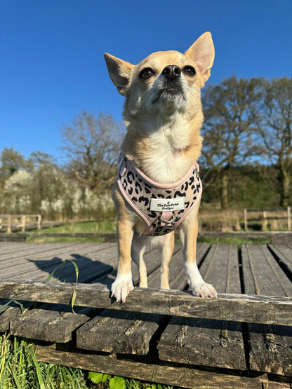 The Luxe Leopard (Beige) Adjustable Harness