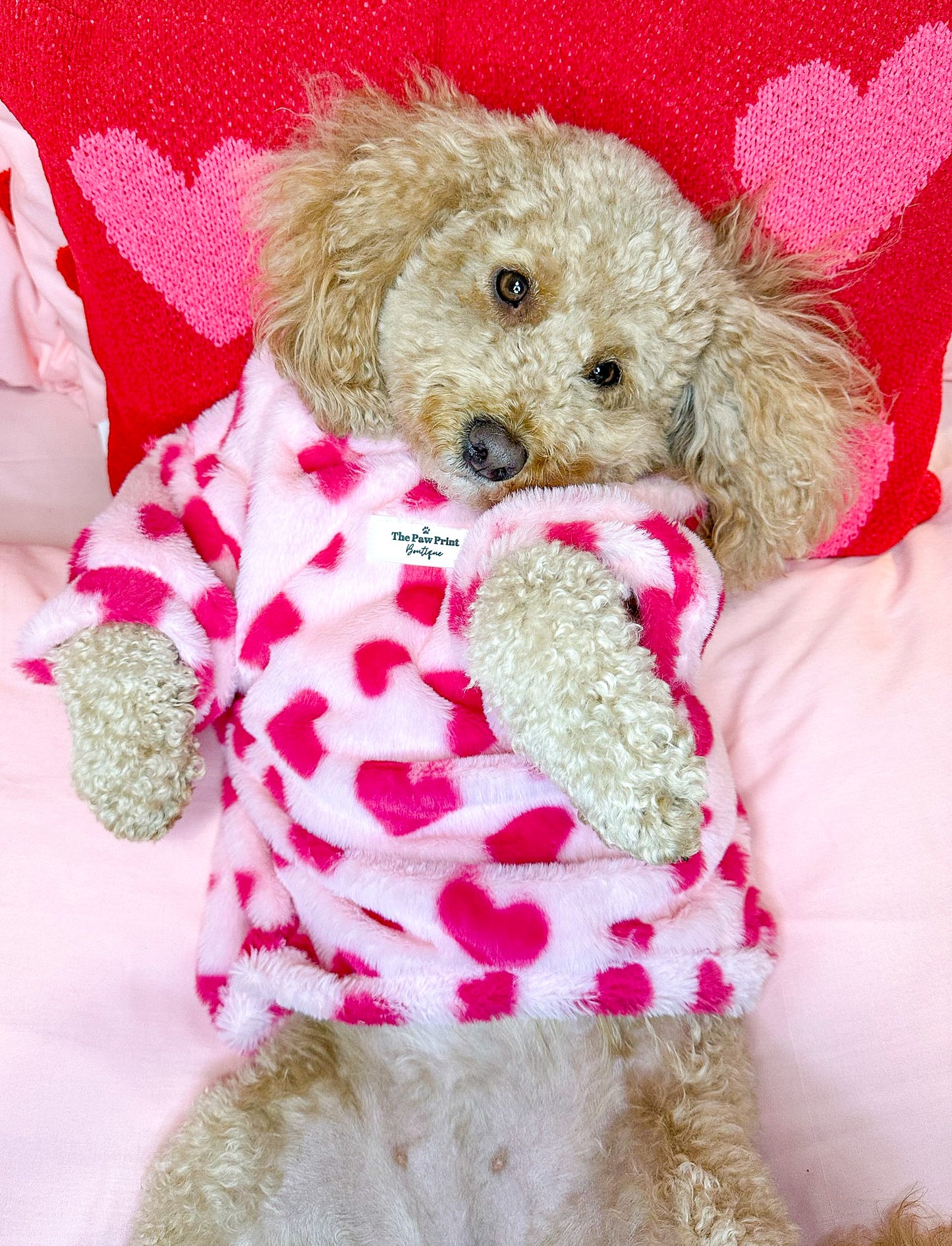 The Love Hearts Fluffy & Fabulous Fleece - Pink
