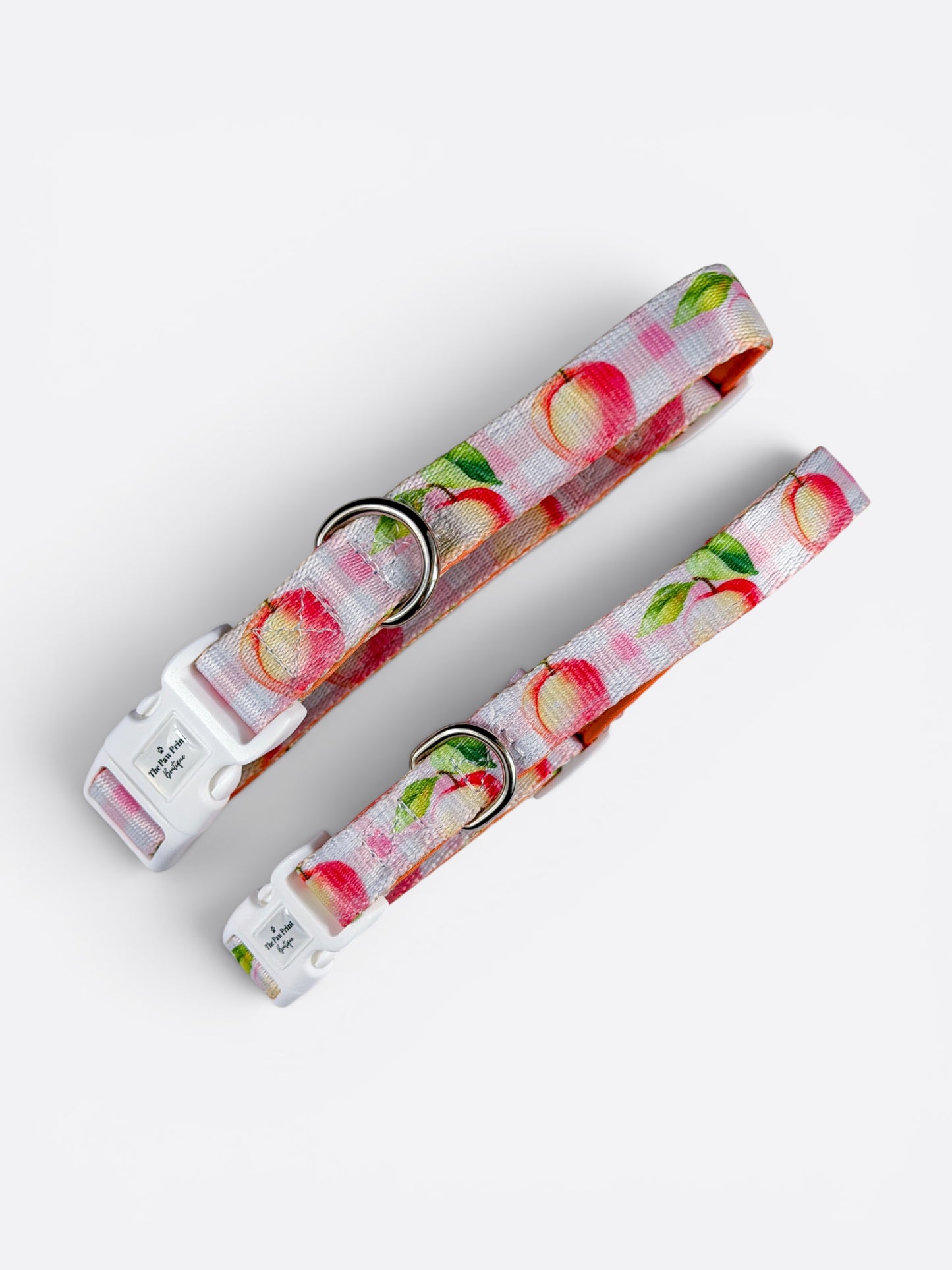 Peach Gingham Collar