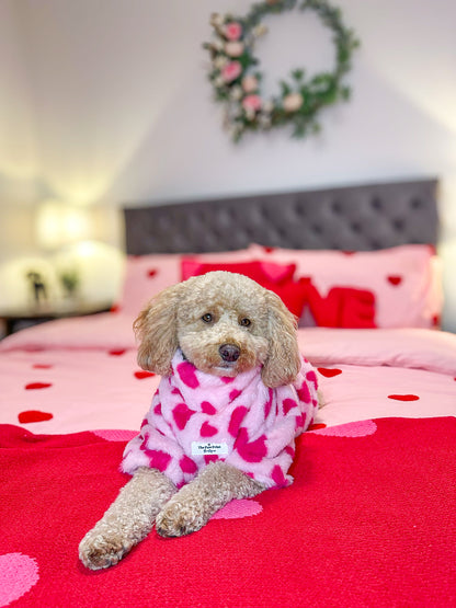 The Love Hearts Fluffy & Fabulous Fleece - Pink