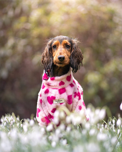 The Love Hearts Fluffy & Fabulous Fleece - Pink