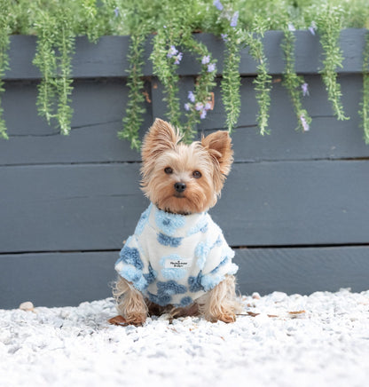 The Bluebell Blue Floral Fleece