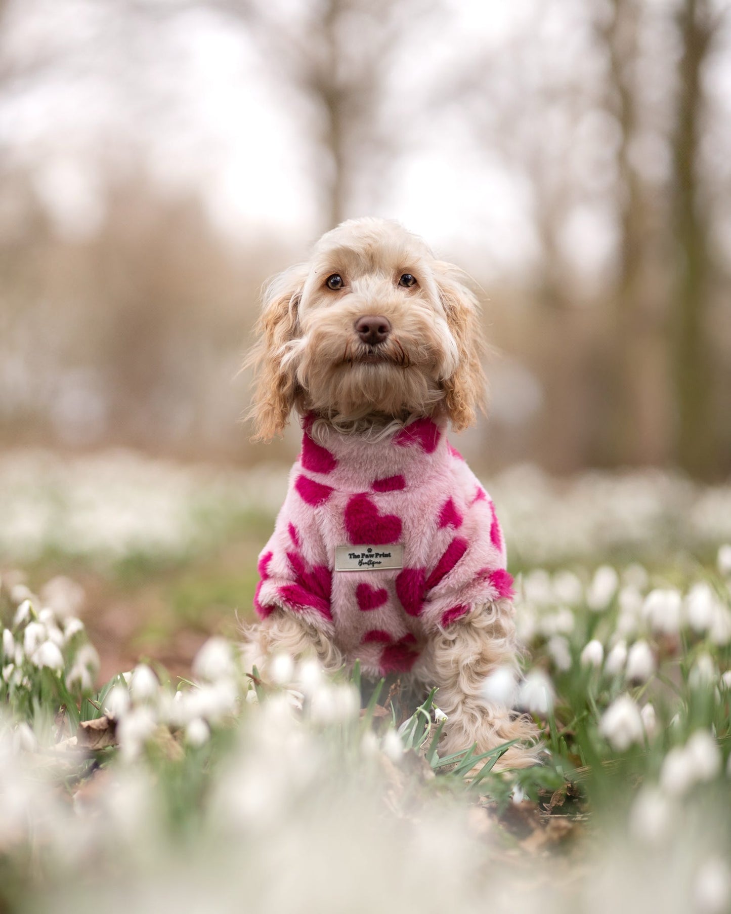 The Love Hearts Fluffy & Fabulous Fleece - Pink
