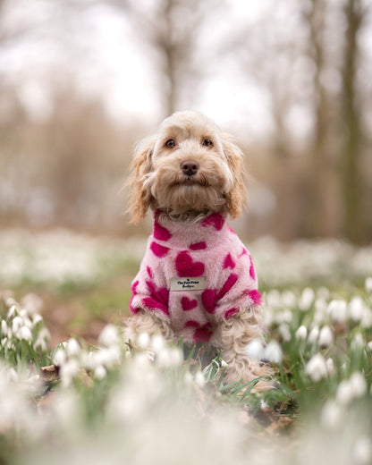 The Love Hearts Fluffy & Fabulous Fleece - Pink