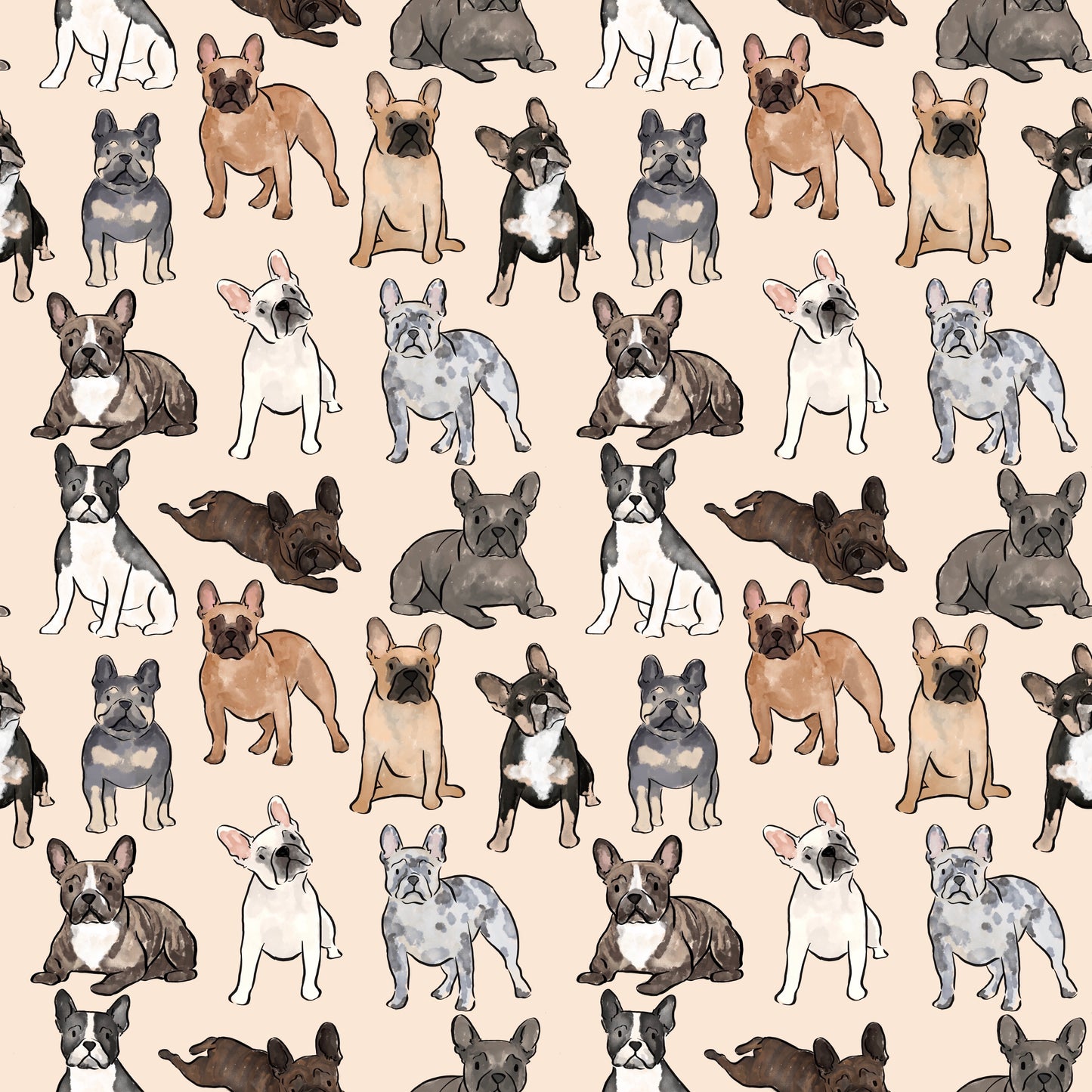 The French Bulldog Dog Blanket