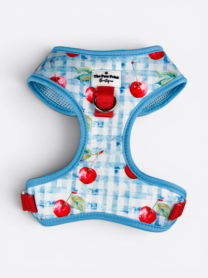 Cherry Gingham Adjustable Harness