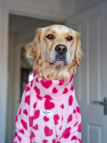 The Love Hearts Fluffy & Fabulous Fleece - Pink