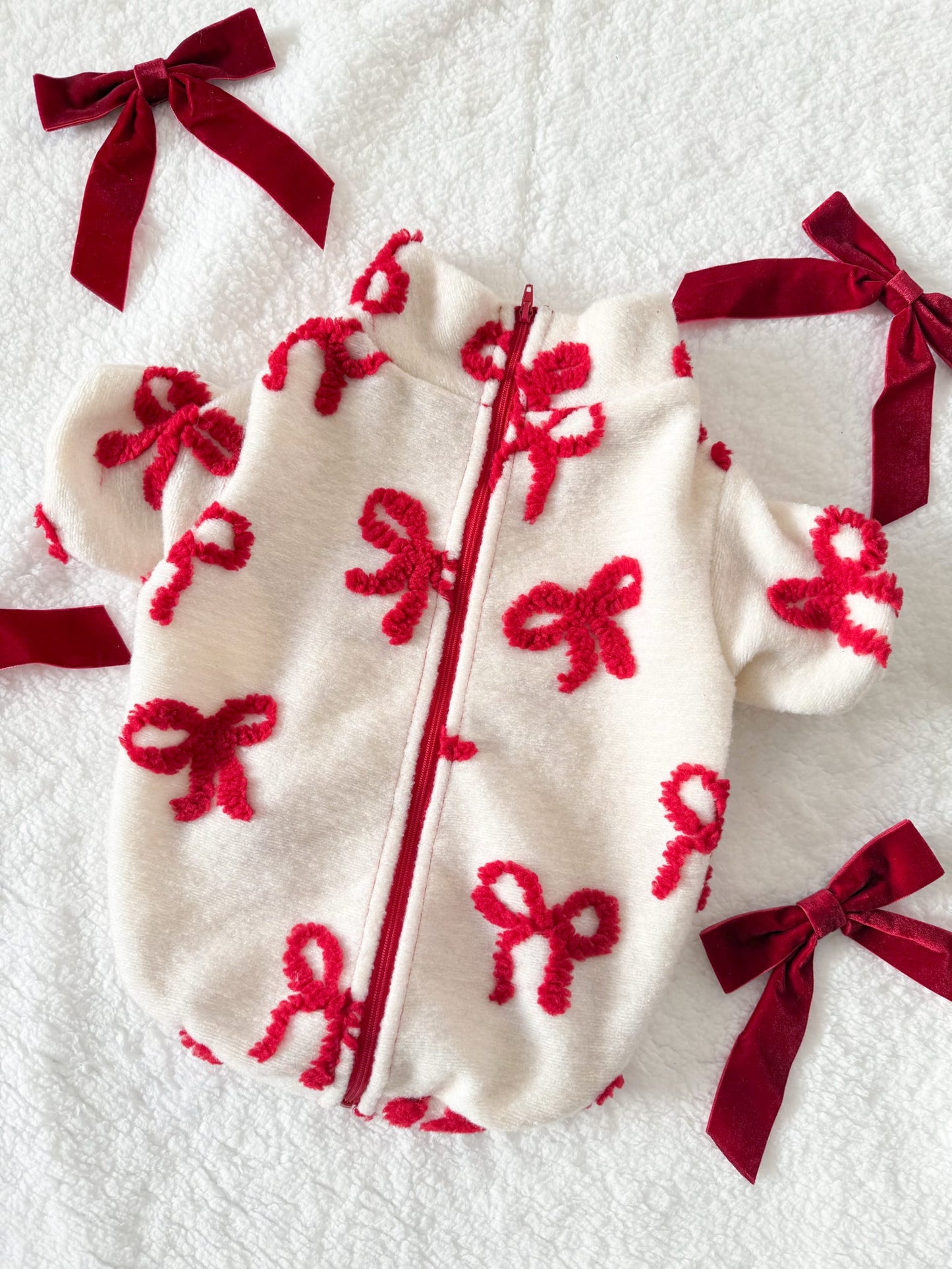 The Red Bow Fleece