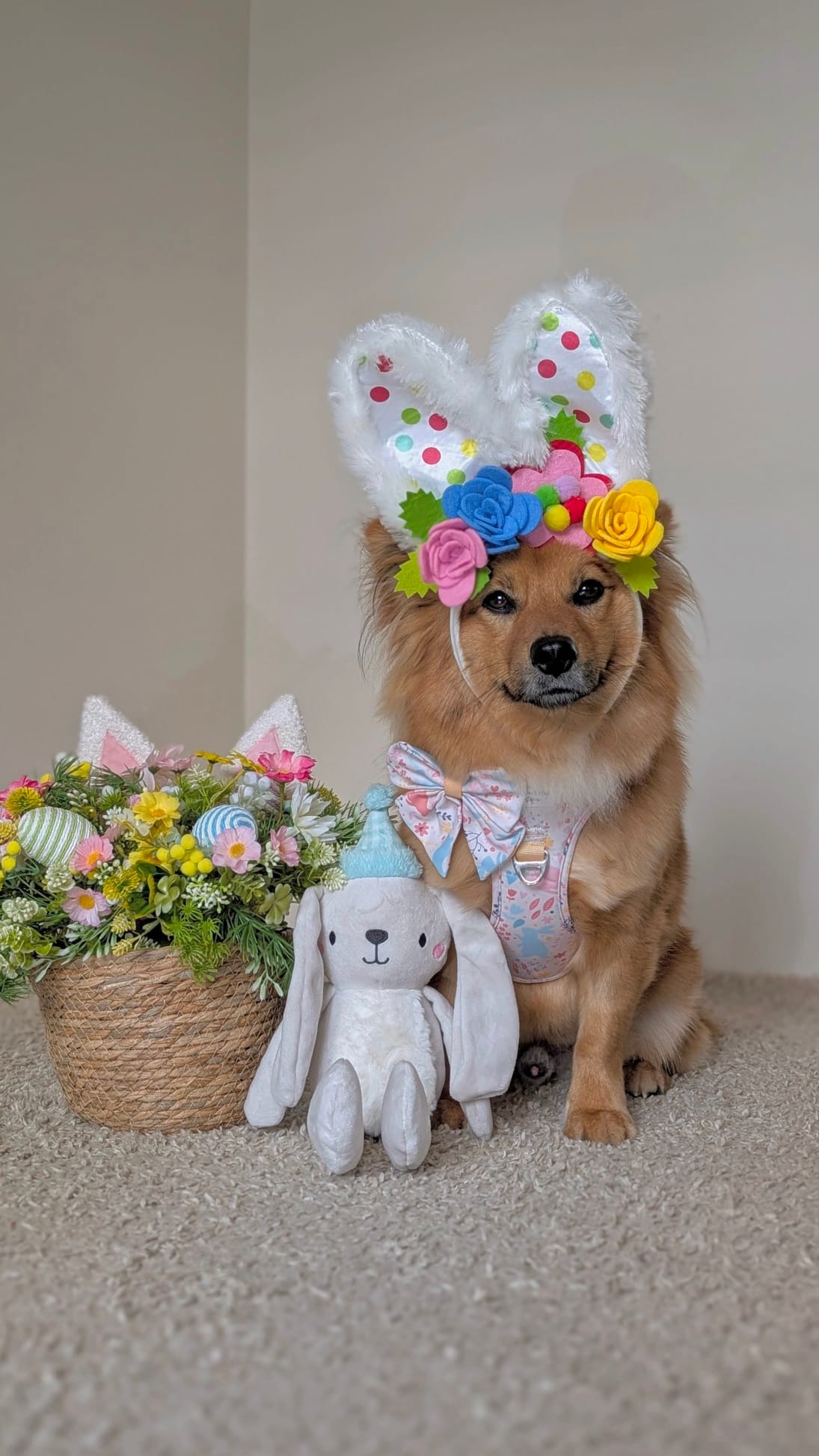 Hop into Bloom Bow Tie