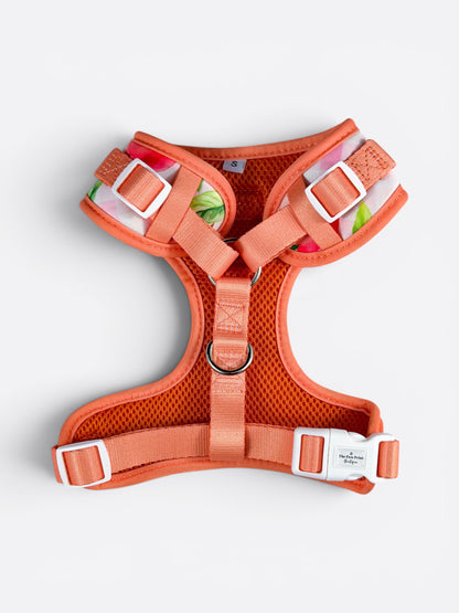 Peach Gingham Adjustable Harness