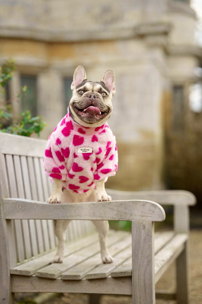 The Love Hearts Fluffy & Fabulous Fleece - Pink
