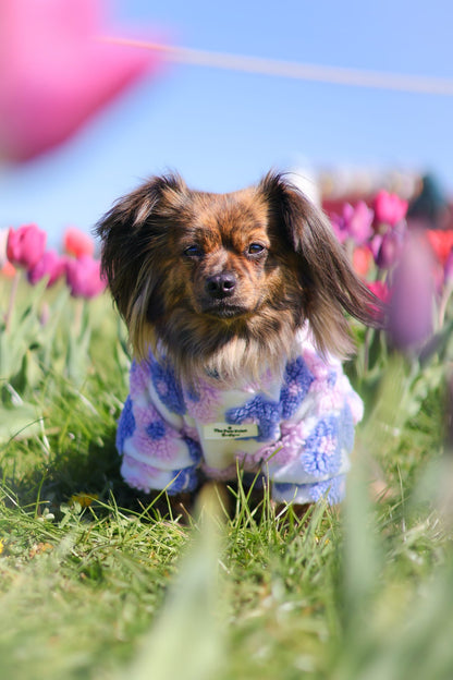 The Lavender Lilac Floral Fleece