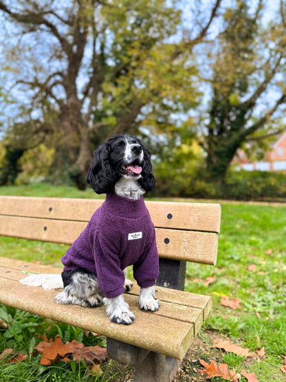 Teddy Fleece - Plum