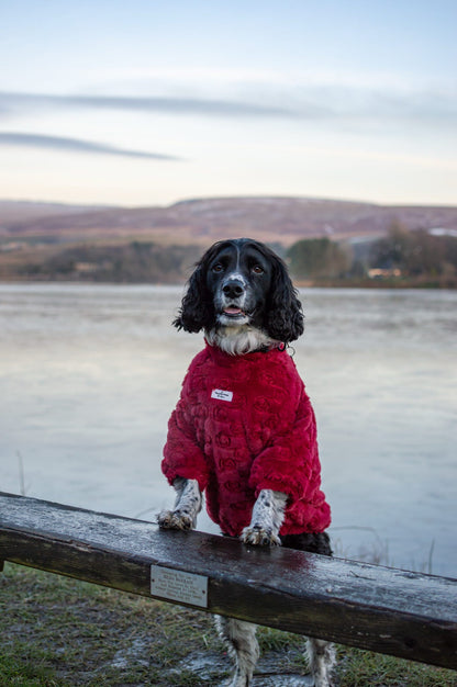 The Roses Fleece - Red