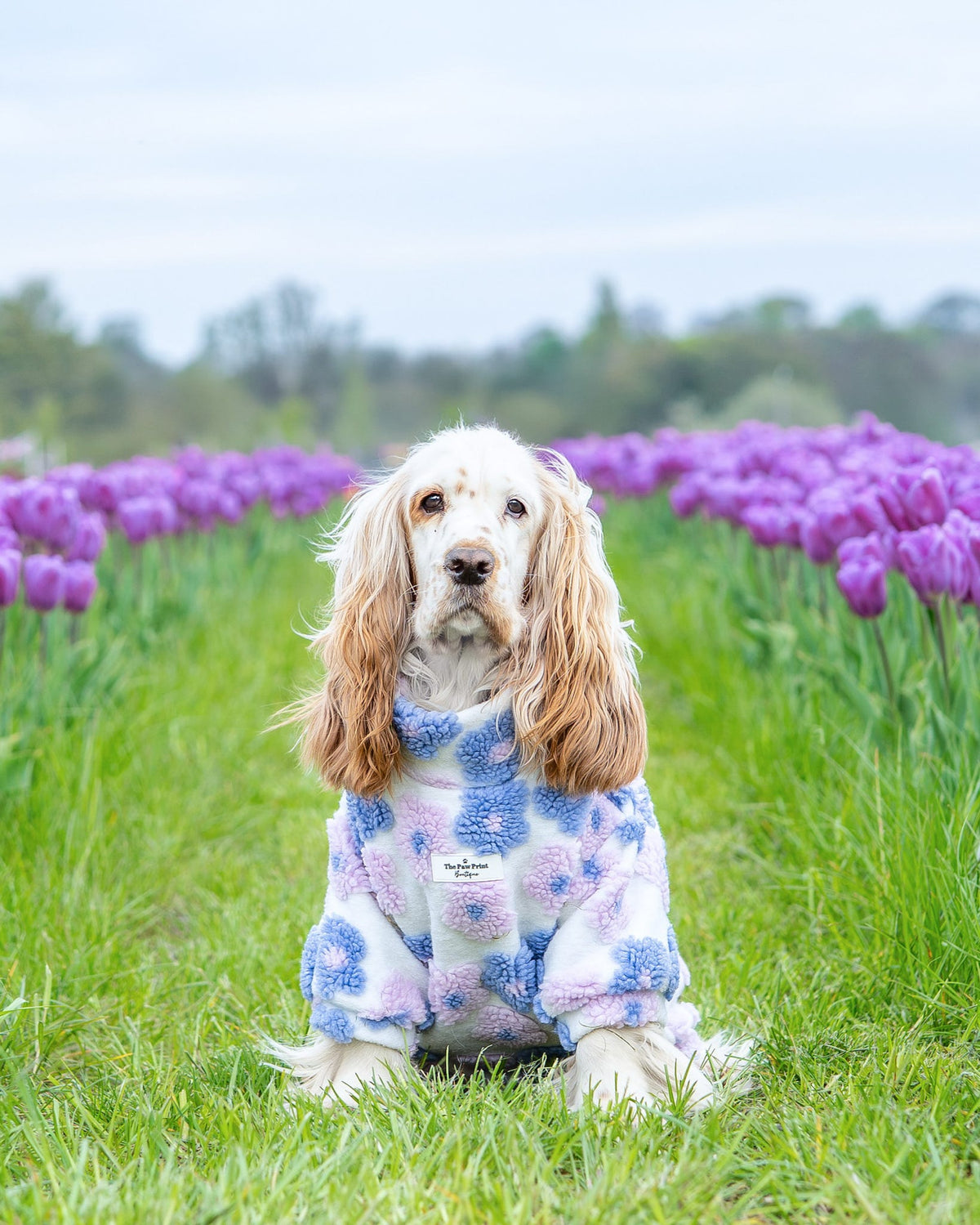 The Lavender Lilac Floral Fleece
