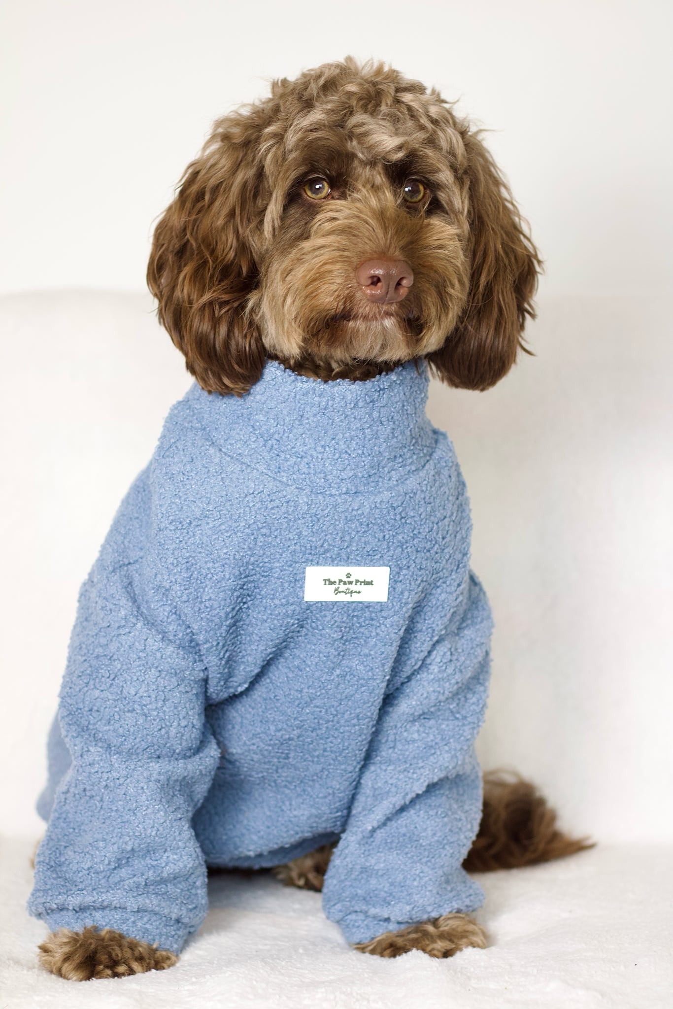 Teddy Fleece - Dusky Blue