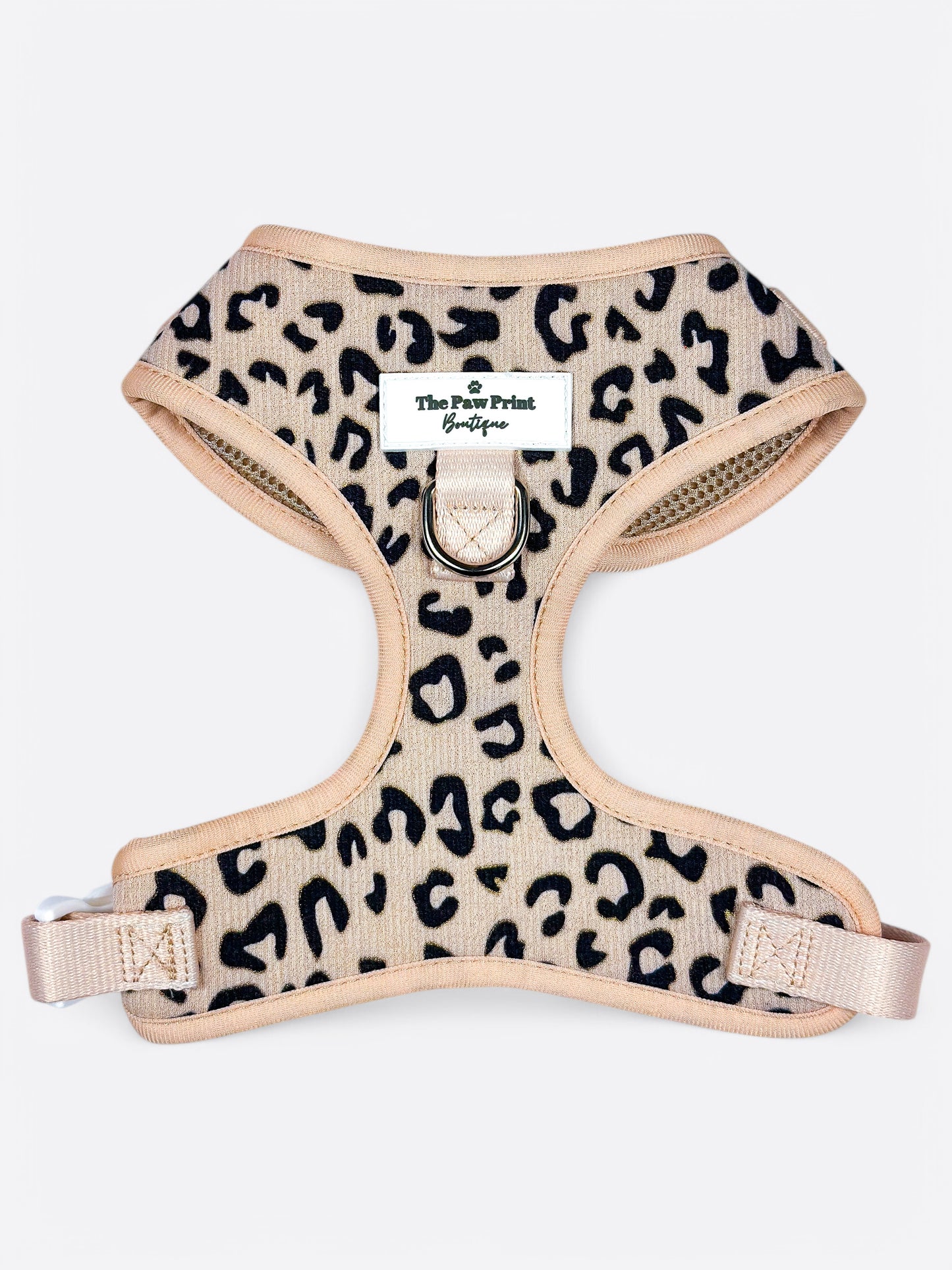 The Luxe Leopard (Beige) Adjustable Harness
