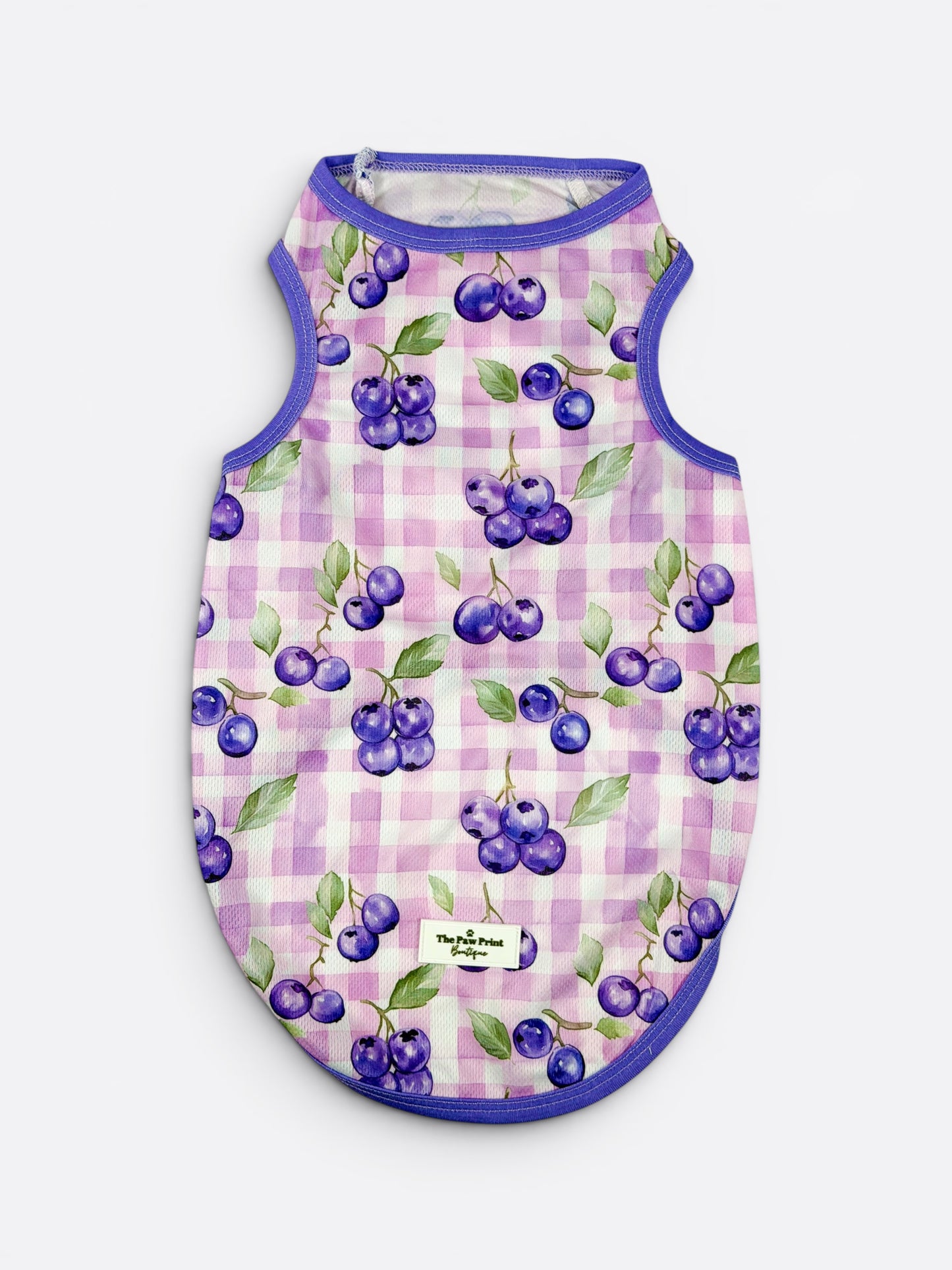Blueberry Gingham Cooling Vest