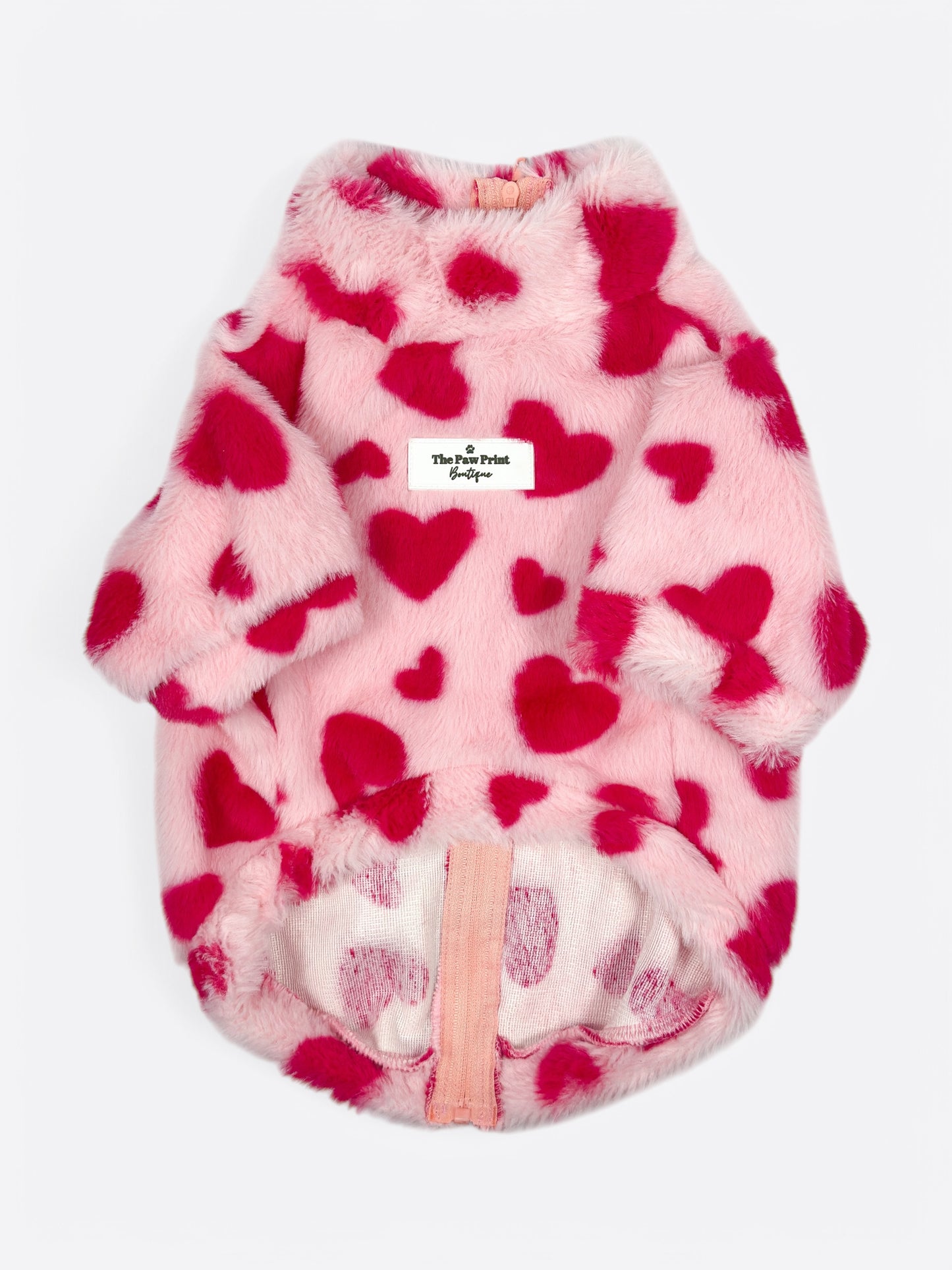 The Love Hearts Fluffy & Fabulous Fleece - Pink