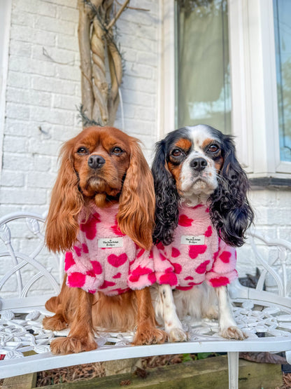 The Love Hearts Fluffy & Fabulous Fleece - Pink