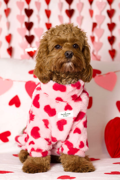 The Love Hearts Fluffy & Fabulous Fleece - Pink