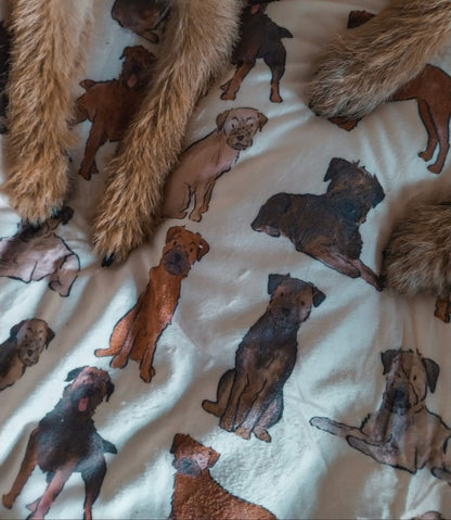 Border Terrier Dog Blanket