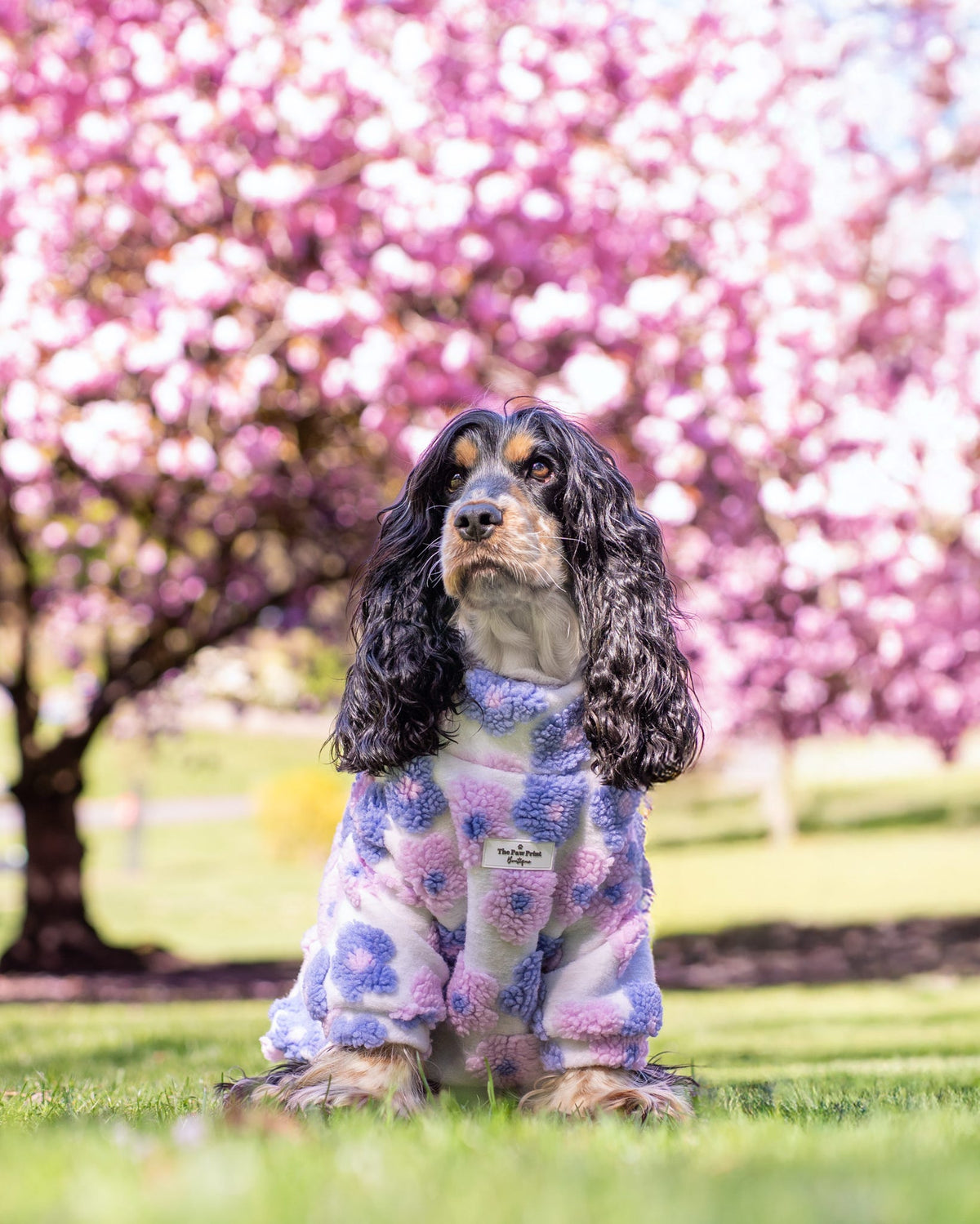 The Lavender Lilac Floral Fleece