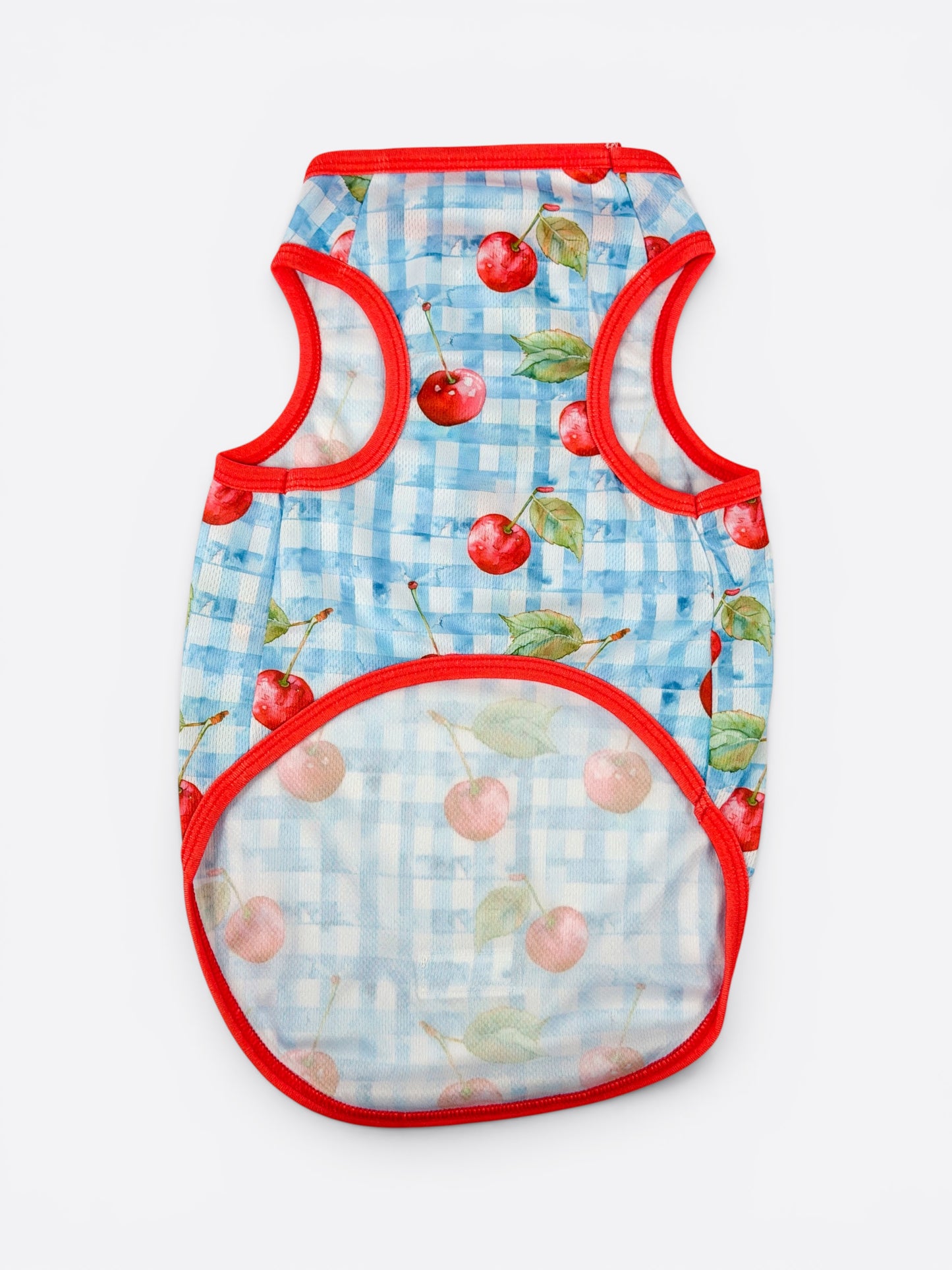 Cherry Gingham Cooling Vest