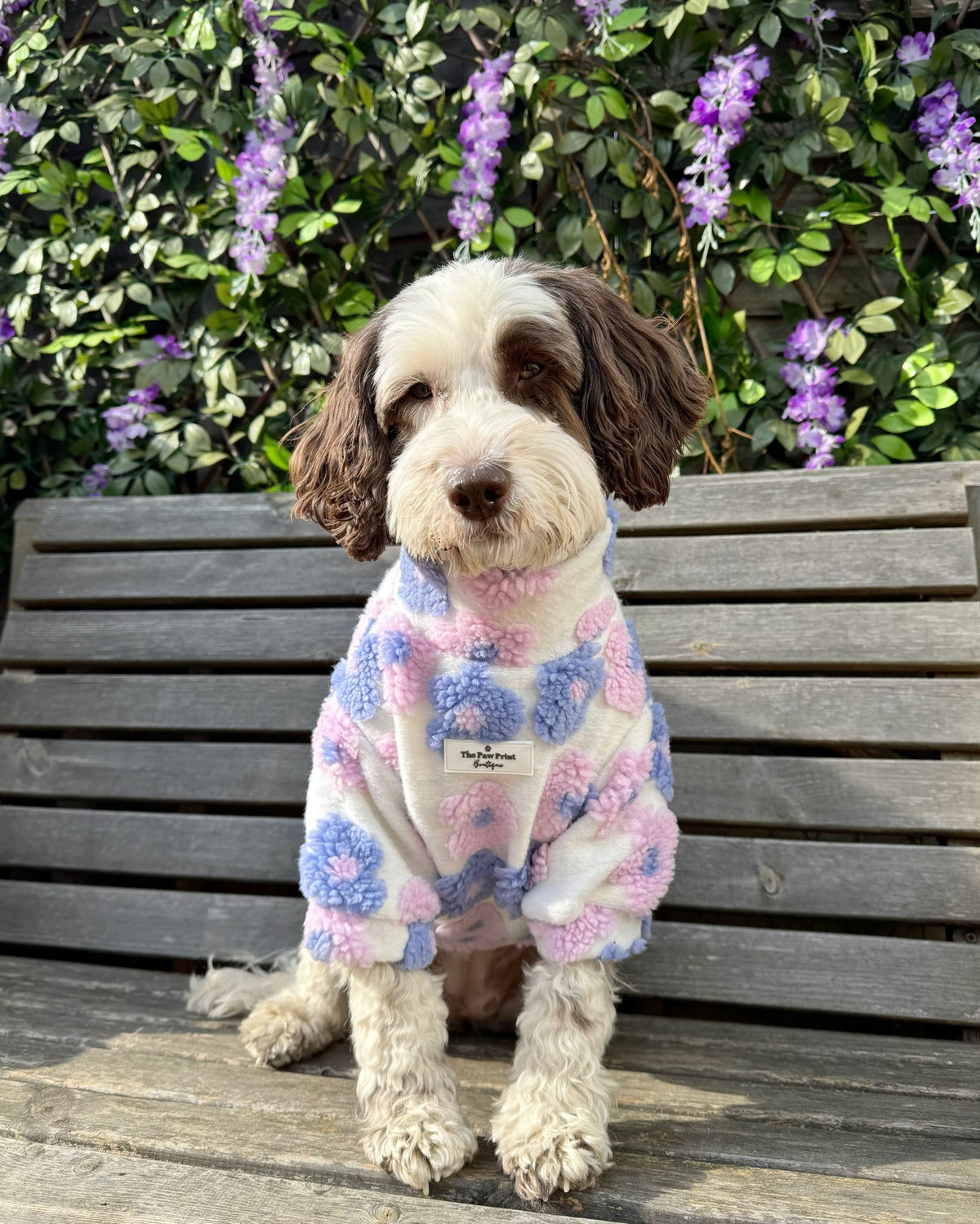 The Lavender Lilac Floral Fleece