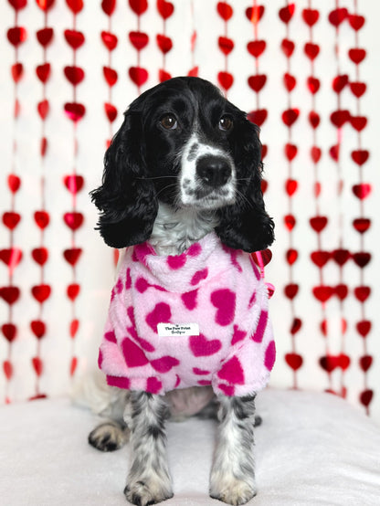 The Love Hearts Fluffy & Fabulous Fleece - Pink
