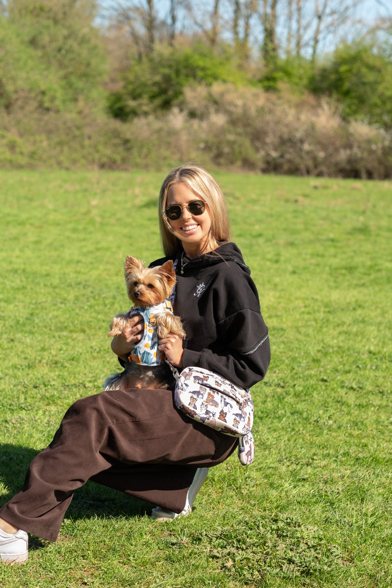 The Yorkie Dog Walking Bag