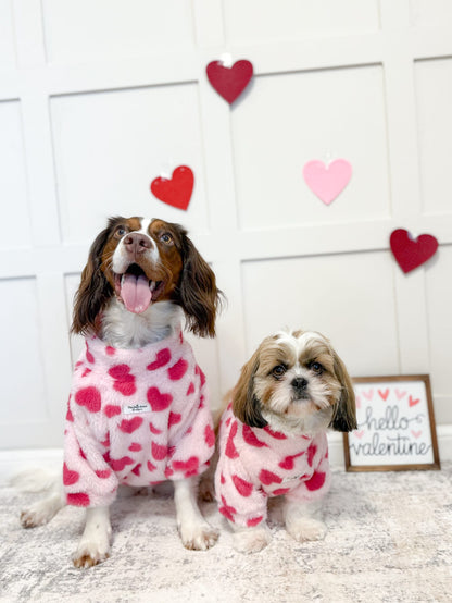 The Love Hearts Fluffy & Fabulous Fleece - Pink