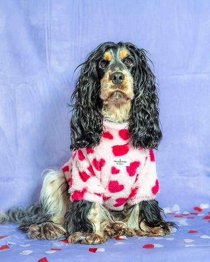 The Love Hearts Fluffy & Fabulous Fleece - Pink
